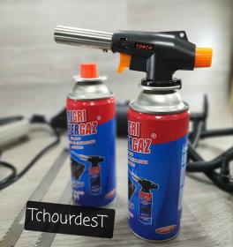 Tête chalumeau + 2 bouteilles