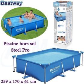 56403 bestway Piscine hors sol Steel Pro™ 259 x 170 x 61 cm