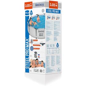 Steel Pro Max™ Piscine Ronde Avec Filtre et Pompe 305x76cm Bestway