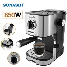 SONASHI Cafetière mini model 15Bars Capacité 1.L 850W SCM-4963